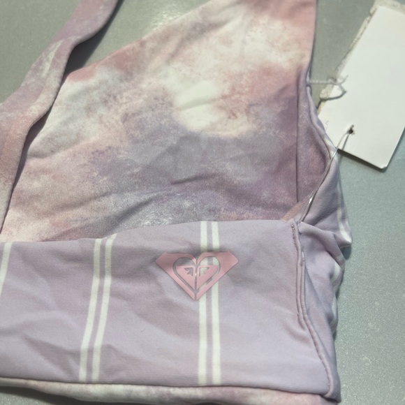 Roxy Purple and White Swim Top Reversible - Picture 5 of 5